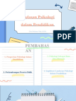 Materi 6 Landasan Psikologi Dalam Pendidikan