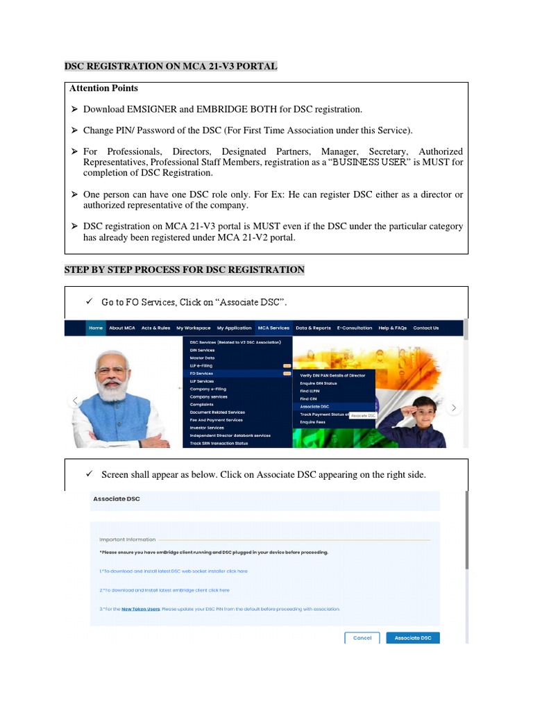 DSC Registration PDF
