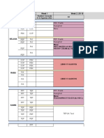 Menu Cycle Semester 2