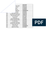 Student List with Contact Details