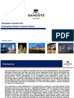 Dangote Investor Presentation October 2010