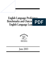 English Language Proficiency Benchmarks and Outcomes For Eng