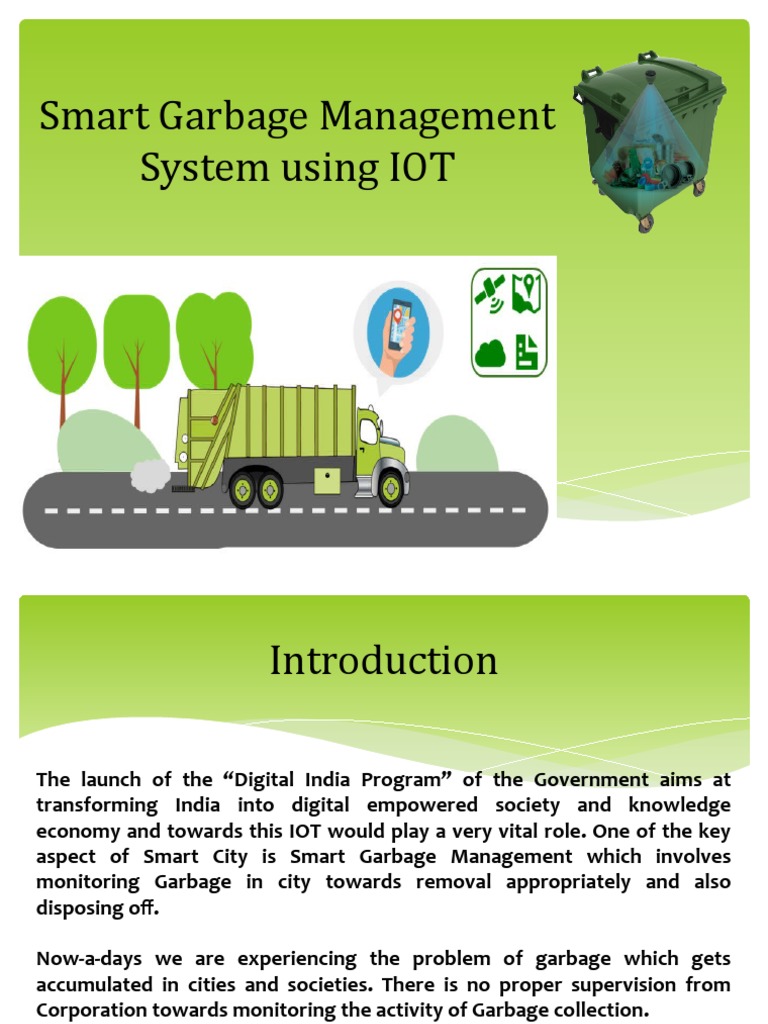 IoT-Based Smart Garbage Management System | PDF | Internet Of Things ...
