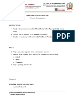 PURCOM 101 FIRST ASSESSMENT ACTIVITY For The Students PDF