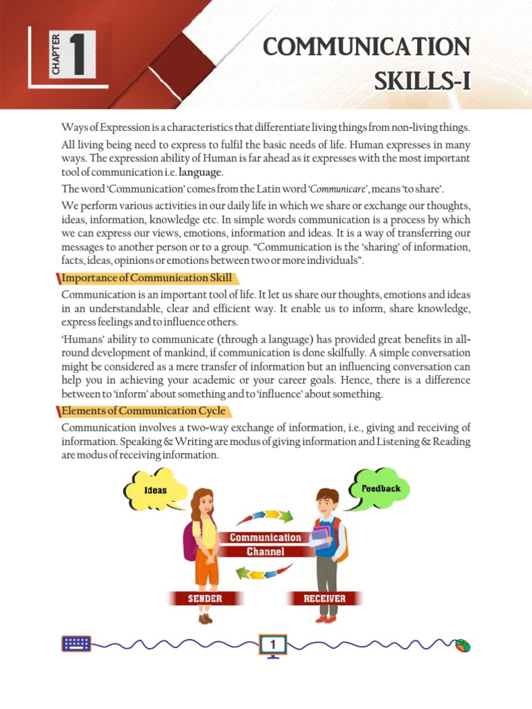 Chapter 1 communication skill new pdf pdf communication nonverbal