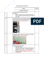 Checklist Jaga Bawah