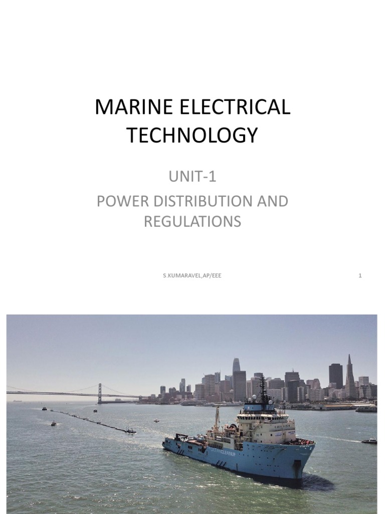 Marine Electrical Technology Overview | PDF | Electric Power ...