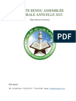 Compte Rendu Assemblée Générale Annuelle HLK 2022