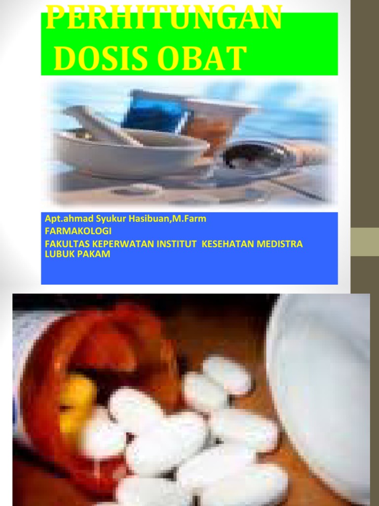 Perhitungan Dosis Obat | PDF