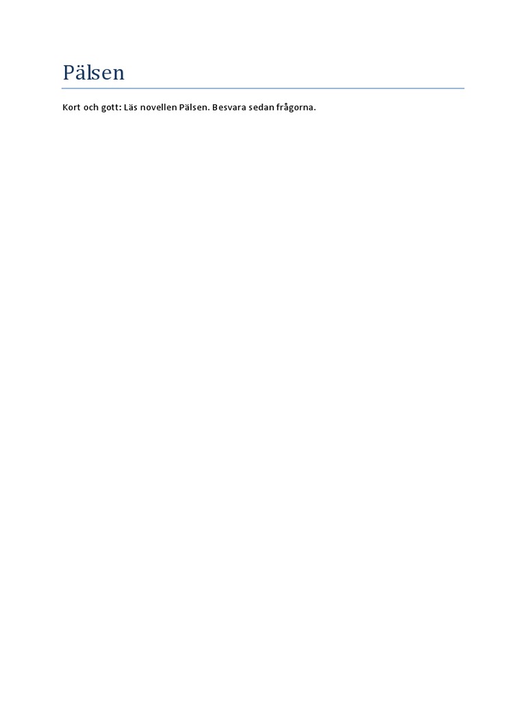 Palsen PDF | PDF