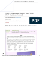 2.1.EE01 - Adventure and Travel 01 - Use of English (Part 1 - Multiple-Choice Cloze)