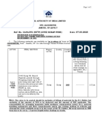 SAIL SPU JAGDISHPUR OFA 091 (067F) Misroll SCRAP REJECTED - 113367 - 1.00