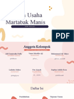 Laporan Usaha Martabak Manis: 1 0 0 % H A L A L