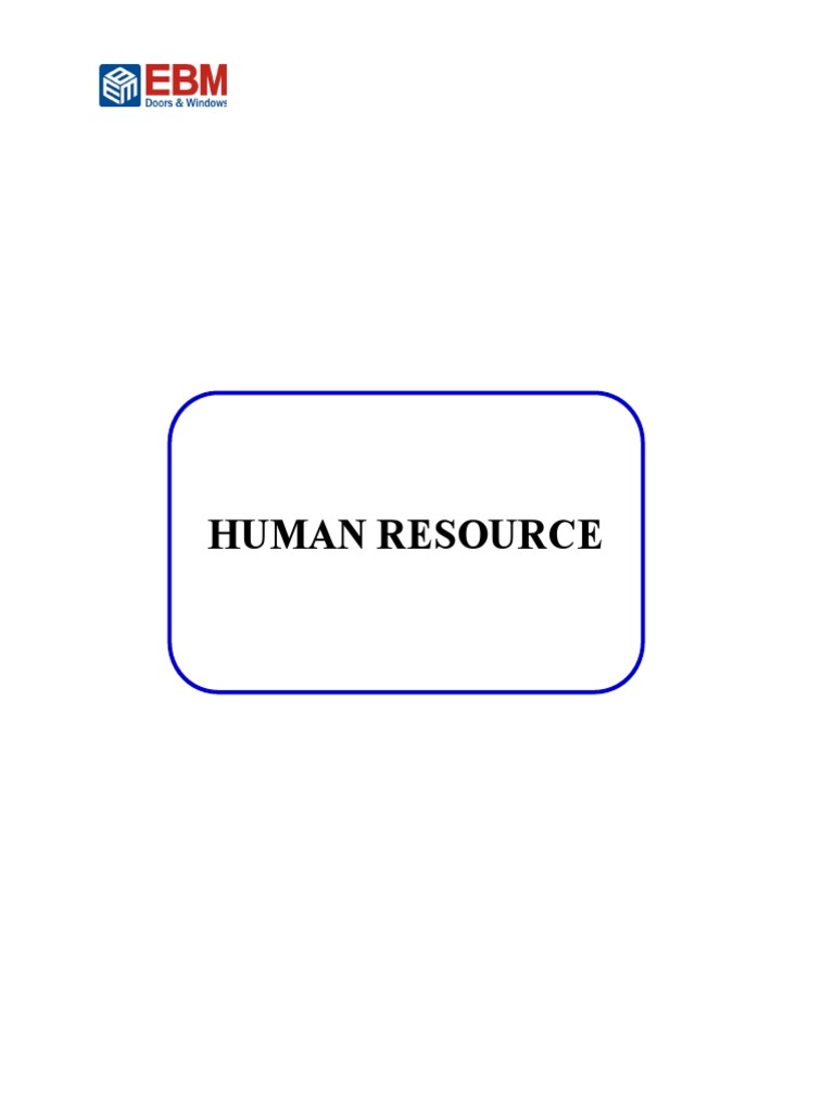 Human Resource | PDF