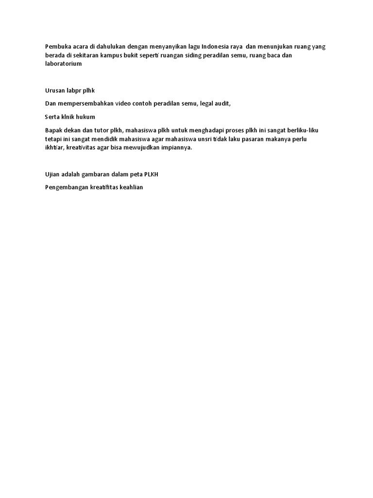 Notulensi PLKH | PDF | Kajian Bahasa Asing