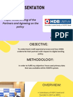 HDBFS Interim Presentation