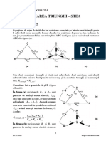 Fizica - Colegiul National Dimitrie Cantemir Onesti - Clasa A X-A - Transformarea Stea-Triunghi-Stea PDF