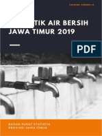 Statistik Air Bersih Jawa Timur 2019