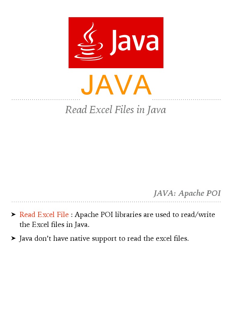 Read Excel Files PDF
