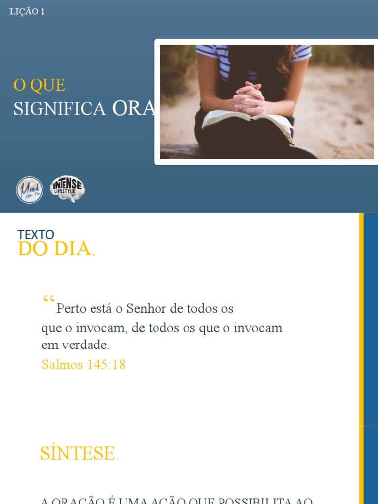 Significado e Importância da Oração | PDF | Oração | Fé