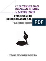 Juknis - Juklak Lomba & Materi Sku Perjusami 2023