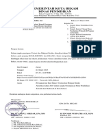 Surat Undangan Bimtek Persiapan Akreditasi SM Kota Bekasi PDF
