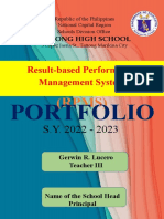 RPMS-Portfolio TEMPLATE For T1-T3 S.Y. 2022-2023