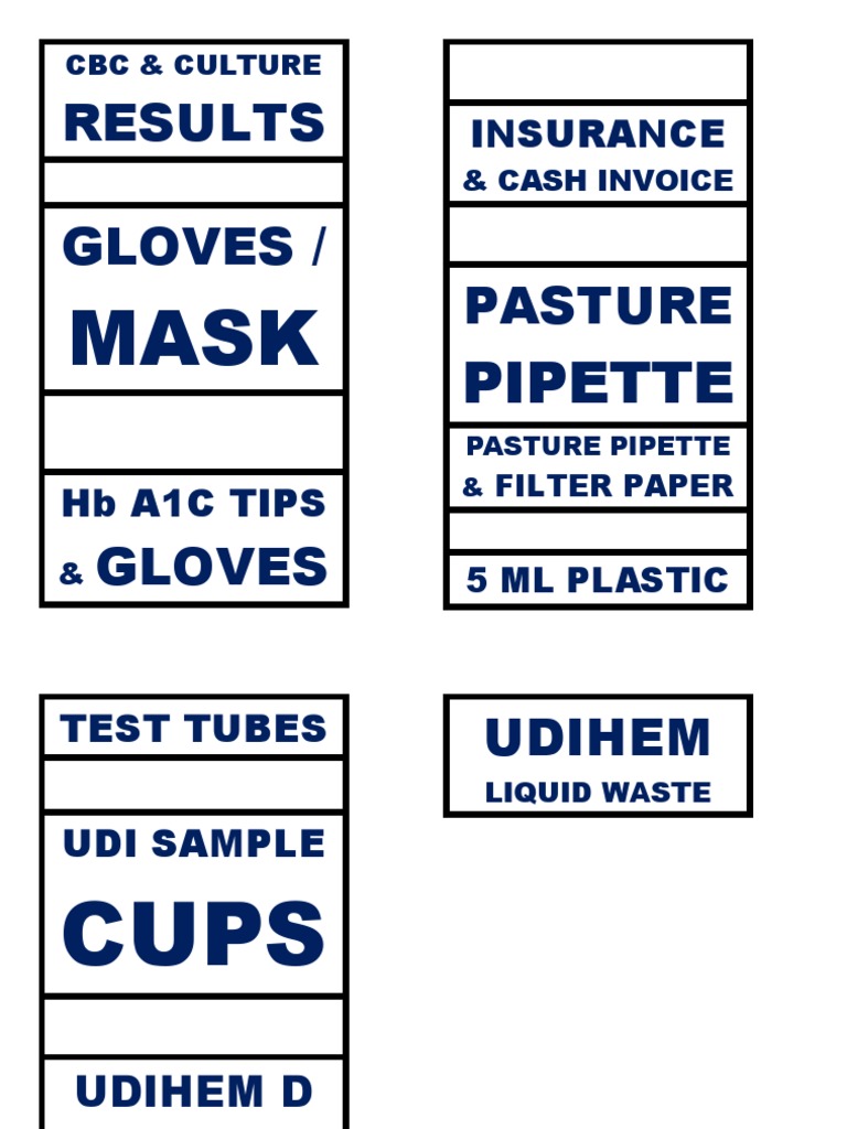 CBC & Culture Test Supplies Guide | PDF