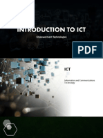 ICT Introduction: Information and Communications Technology Basics