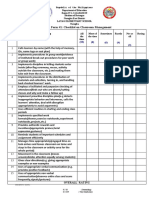 Appraisal Form...checklist on claasssroom management