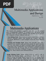 Multimedia Applications and Design 