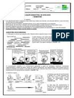 Aval 1a Série (Abcdef) - 1o Bim - 1a Chamada