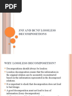 3NF and BCNF Decompositions