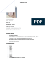 Curriculum Vitae Mio