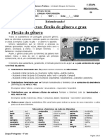 Língua Portuguesa - Revisional 06 - Semana 18 A 22 de Abr - 4º Ano - 1 Etapa