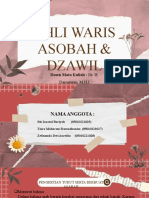 Ahli Waris Asobah & Dzawil: Dosen Mata Kuliah: Dr. H