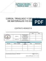 PTS 750-044 Carga Traslado y Descarga de Materiales y Equipos