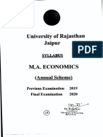 M.A. in Economics Annual-2019