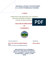 Impact of Financial Literacy On Investment Decisions A Study of Himachal Pradesh PDF