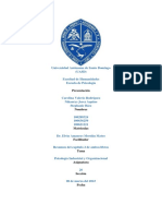 Psicología industrial y organizacional resumen capítulos