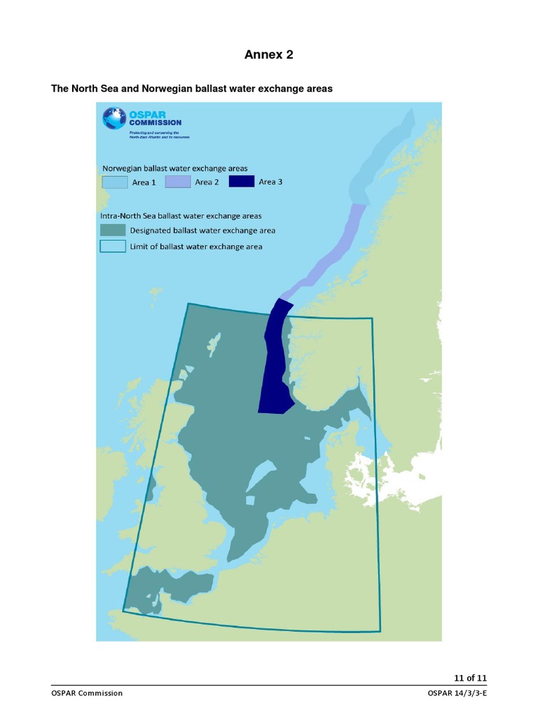Annex 2 The North Sea and Norwegian Ballast Water Exchange Areas PDF