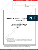 HSD173PUW1 A01 HannStar PDF