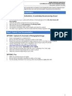 Identity Verification Form Instructions