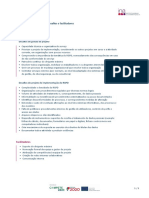 Preparar o Projeto Lista de Desafios e Facilitadores PDF