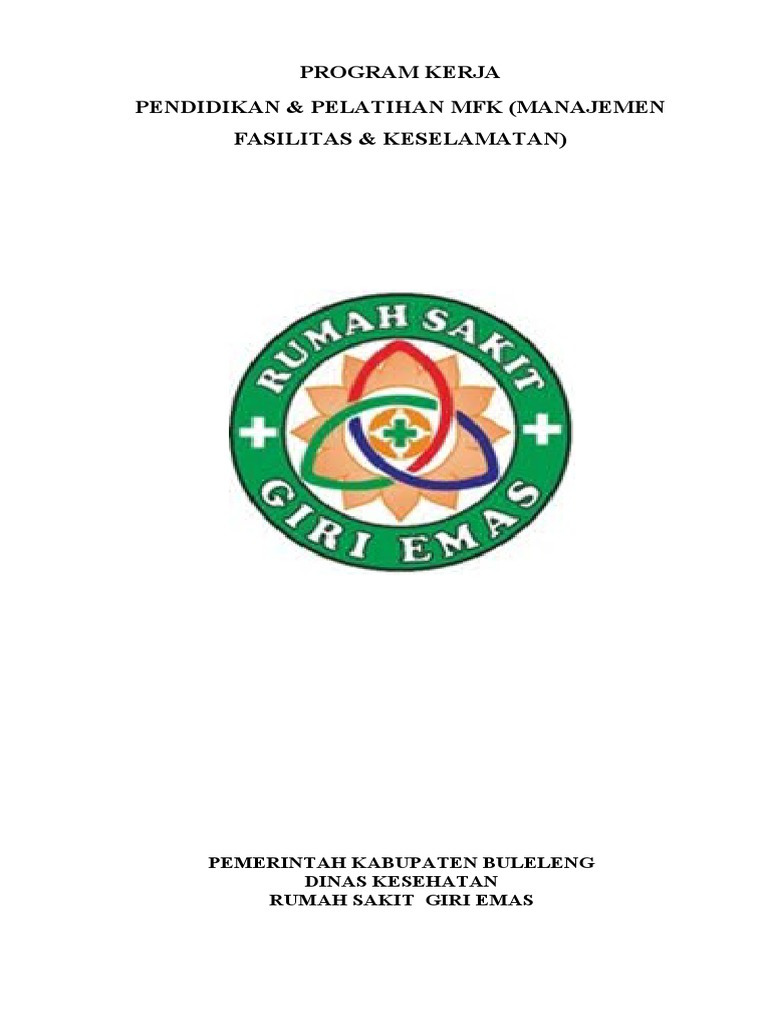 Program Pelatihan MFK RS Giri Emas 2021 | PDF