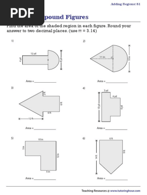 Area of Compound Shapes | PDF