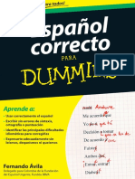 Espanol Correcto para Dummies Fernando Avila