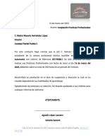Aceptacion Practicas - Genesis PDF