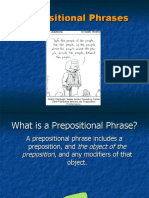 5. prepositional phrases