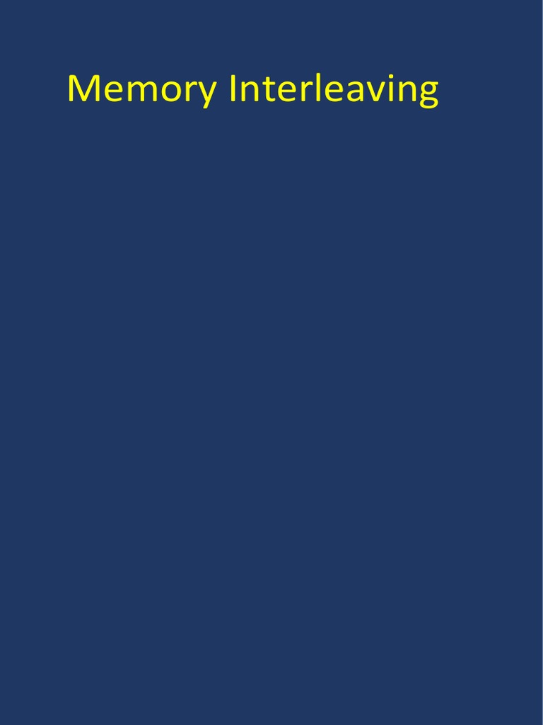 memory-interleaving-pdf